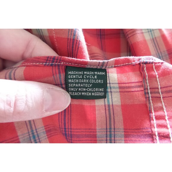 Paddock Club by Arrow Men's Long Sleeve Button Down Long Sleeve Plaid Medium - Picture 3 of 11